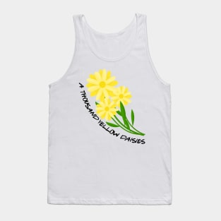 A Thousand Yellow Daisies - White - Gilmore Tank Top